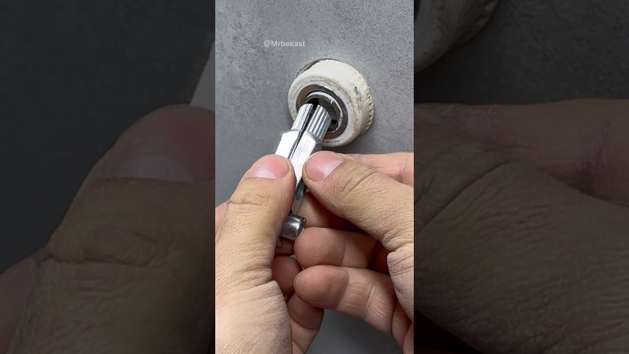 😱 The Easiest Plumbing Trick to Remove Broken Faucet Threads — Ever!