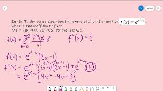 Cracking the GRE Math Subject Test - Calculus I #47 (Medium)