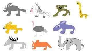 Savanna Animals Book Version