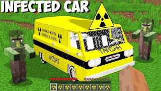 What HAPPENED WITH THIS INFECTED CAR in Minecraft Challenge 100% Trolling