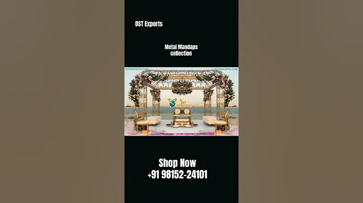 @dstexports5472Metal Mandaps #wedding #mandap #indianwedding #weddingdecor #mandapdecor #usa #canada