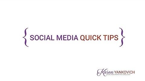 Social Media Quick Tips - Twitter Lists