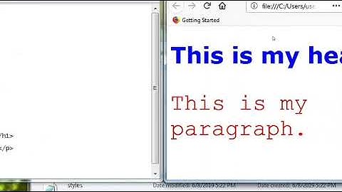 HTML CSS Styles lesson: 11 (part-3) Notepad practical  briefly explained in Telugu