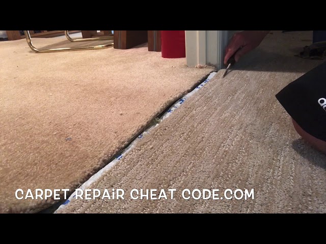 4 Different Ways To Patch Carpet (Must See For Carpet Repairs) 