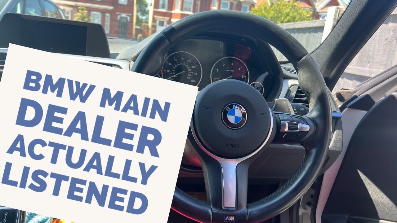 BMW f30 330d air bag recall finally completed - YouTube