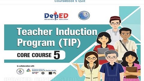 TIP Course Book 5 Quiz I Answer Key