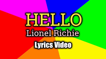 Thumbnail of Hello - Lionel Richie (Lyrics Video)
