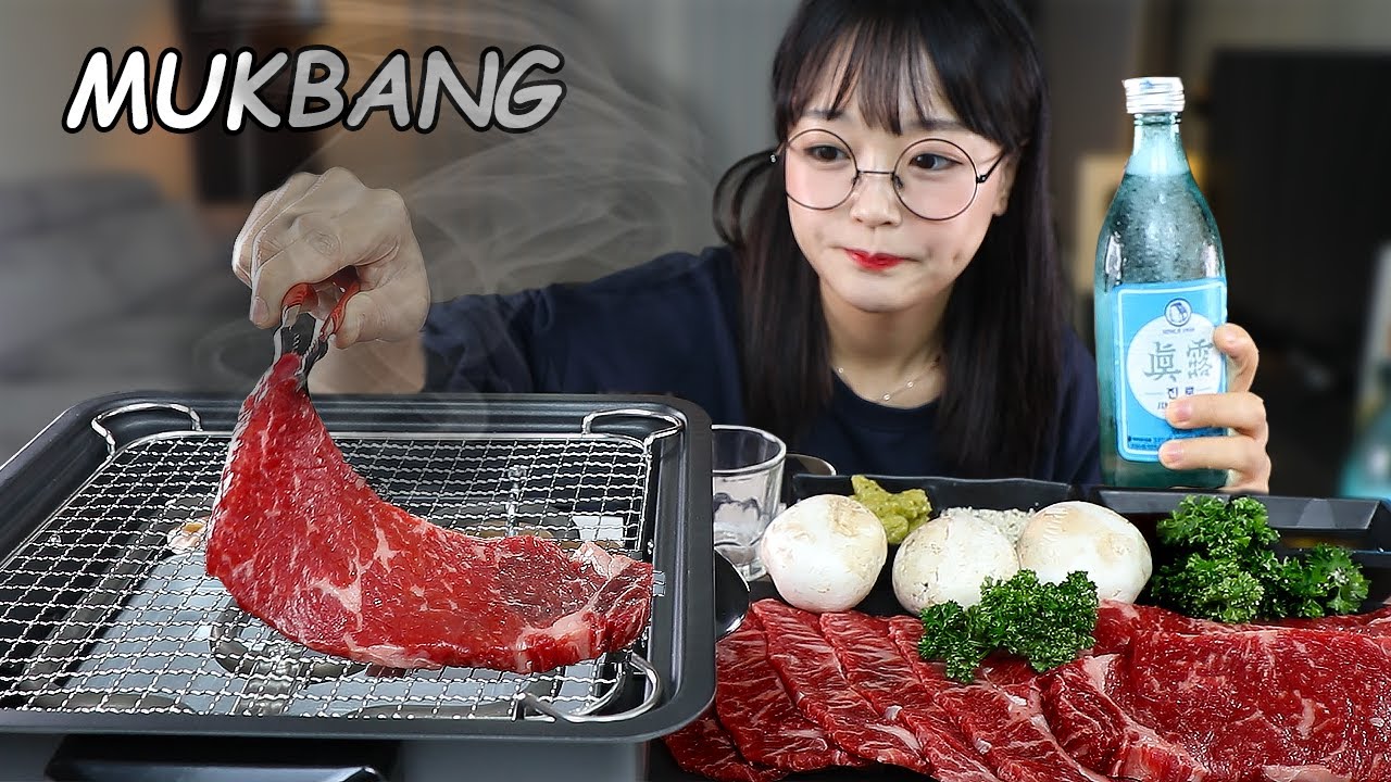 СЪЕСТЬ Говядина на гриле🥩 ASMR MUKBANG
