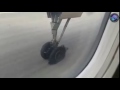 Plane Tyre Bursts On Takeoff