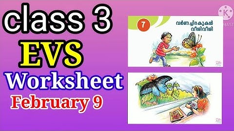 STD 3/ EVS/VICTERS CLASS WORK SHEET/FEBRUARY/ 9/2021