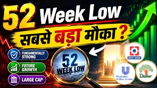 90% लोग Miss कर देंगे ये Chance | 5 Best Stocks at 52 Week Low| 52 Week Low Stocks To Buy Now ?👉