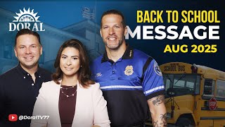 Back To School Message from Mayor Fraga