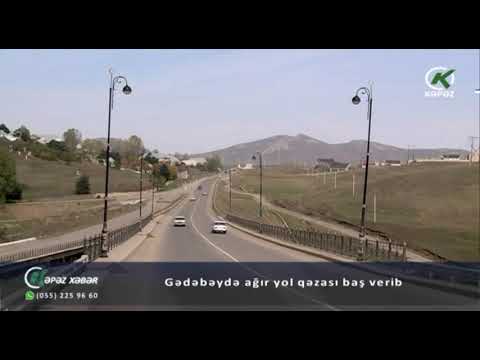 Gədəbəydə ağır yol qəzası baş verib