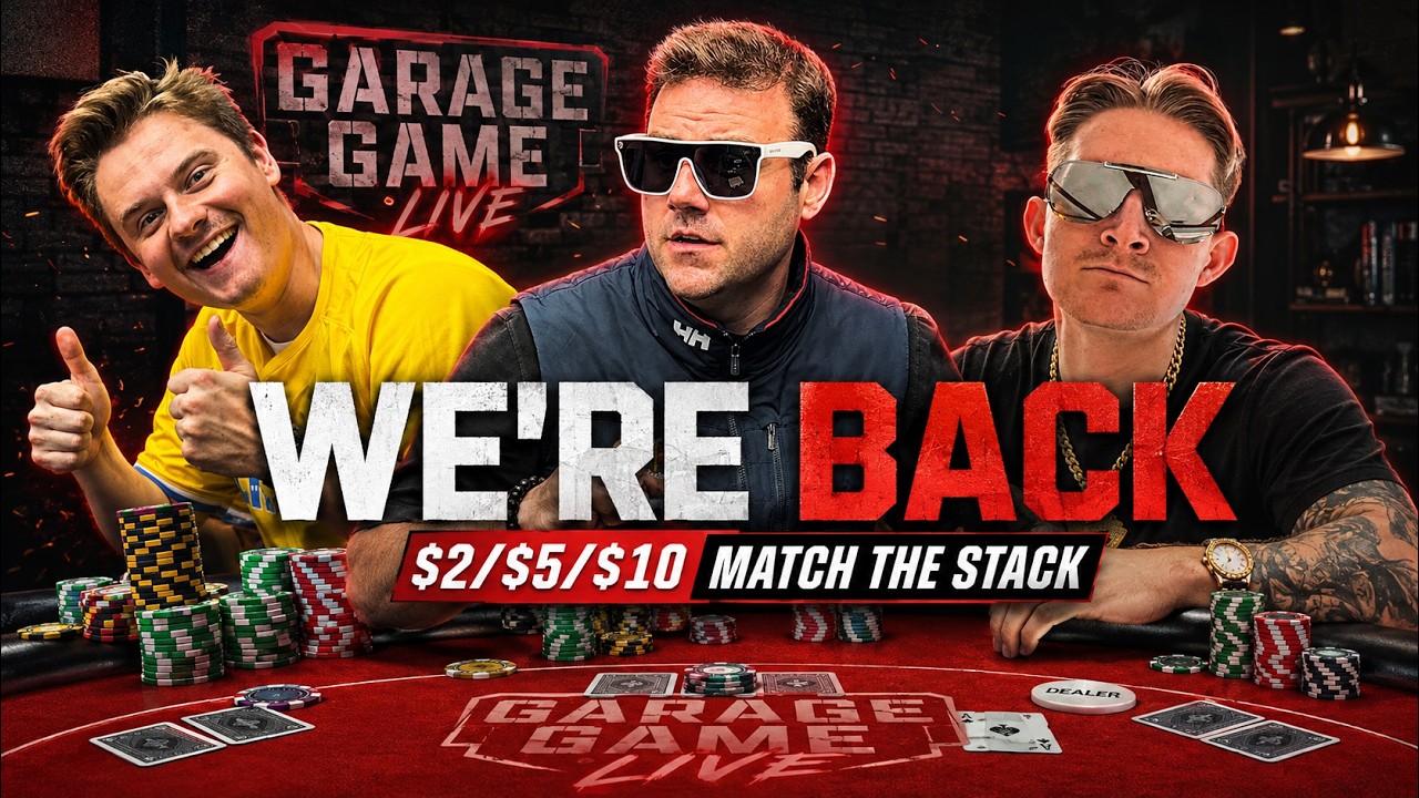 Garage Game Poker Live Stream