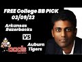 College Basketball Pick - Arkansas vs Auburn Prediction, 3/9/2023 Best Bets, Odds & Betting Tips