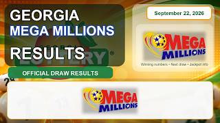 Georgia Lottery Mega Millions Results – September 22, 2026 | Winning Numbers