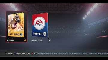 ALL PRO BUNDLES PACK OPENING!!! - MADDEN 17 ULTIMATE TEAM