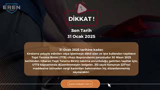 UTTS ( Ulusal Taşıt Tanıma Sistemi ) Türkiye Geneli Mobil Montaj Hizmeti için 444 2 762