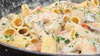 Easy Ocean Seafood Pasta + Wallaby