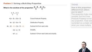 Celebrity Algebra 1 2-7 Solving Proportions: Problem 3 - Solving a Multi-Step Proportion Wealth