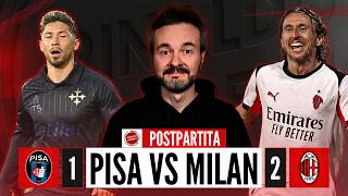 PISA-MILAN 1-2, immenso MODRIC (e poco altro) | Postpartita con RINALDO MORELLI