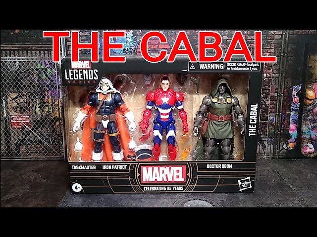 MARVEL LEGENDS THE CABAL 3 PACK REVIEW ( TASKMASTER, IRON PATRIOT