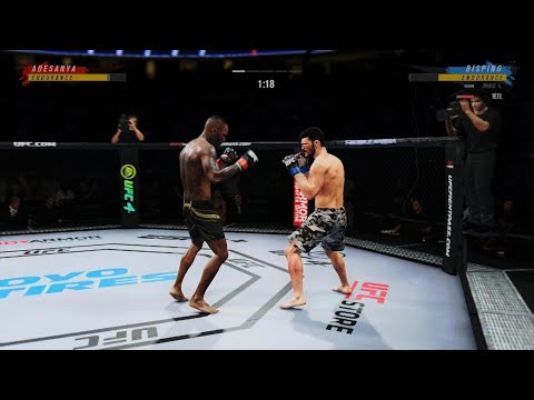 720 Spin Wheel Kick, By Israel Adesanya.
