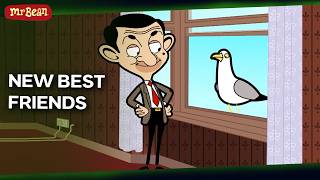 mr bean s seagull roommate mr bean cartoons kids