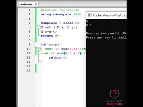 template in C++ شرح - YouTube