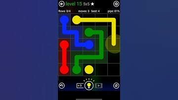 Flow Free Classic Pack 5x5 Level 15– Easy Puzzle Solve #shorts #games #puzzle #gameplay