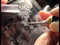 Glass engraving - coat of arms on a crystal tankard PART 1