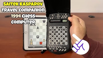 Saitek Kasparov Travel Companion Portable Chess Computer from 1994 👑 Gadgetify