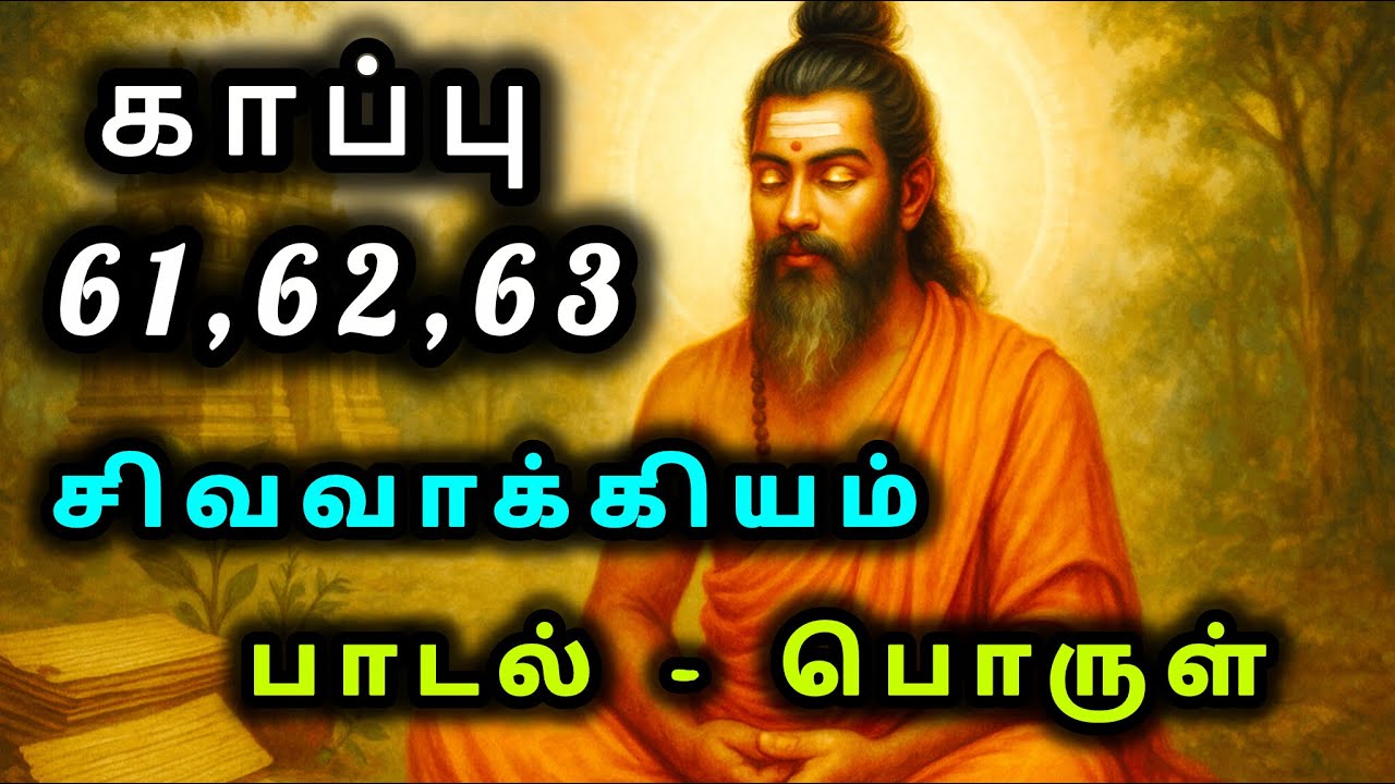 பாடல் 61,62,63 - விளக்கம் | Sivavakkiyar Song Explanation | Siddhar Padal Tamil