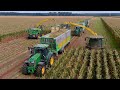 Mais 2023  big corn harvest  john deere 9800i  8600i  van den tillaart  10x john deere  truck