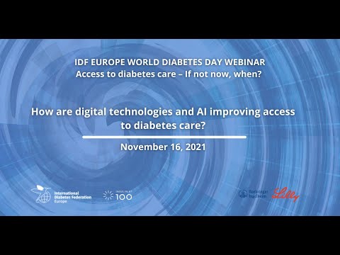 World Diabetes Day Webinar: How are digital technologies and AI improving access to diabetes care?