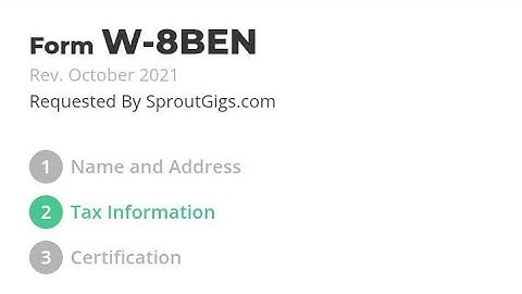 Solution to Sproutgigs task form Rejection, Sproutgigs.com W8BEN form Rejection, kyc form Sproutgigs