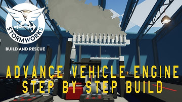 Stormworks Step by Step Advance Vehicle Engine with Clutch & Gearbox Build Tutorial