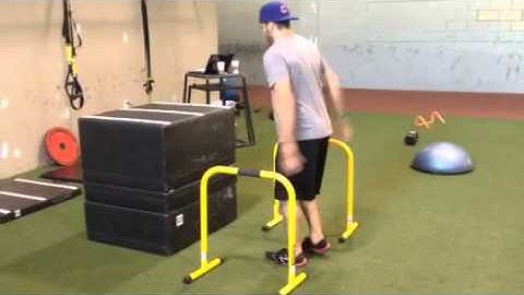 Lateral hurdle box Jump