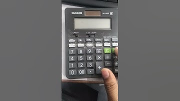 Casio MJ-12GST Calculator Off Trick##👍👍