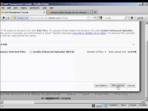 How To Upload Your File To Amazon S3 For Storage - YouTube