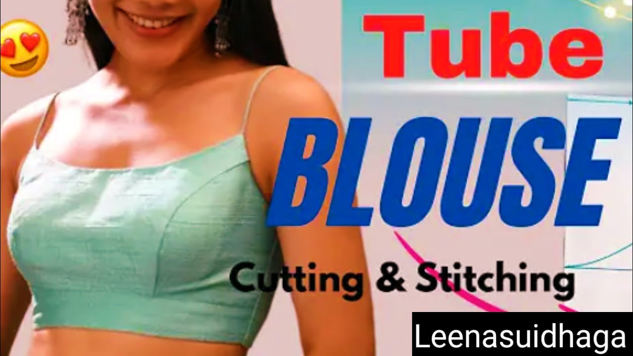 Tube Blouse cutting and stitching | Tube Blouse kaise Banate hain | Tube Blouse pattern
