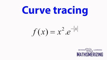 Solved example 3 : Curve tracing in mathematics f(x)=x^2.e^-|x|