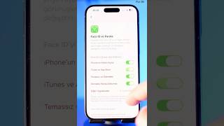 iPhone Güvenlik Ayarı, Face ID, Parola