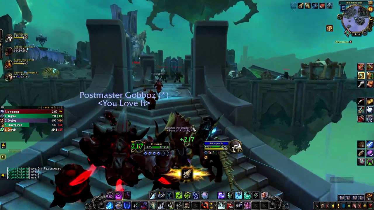 WoW: Necrolord frost DK, We need it for percent! New Year's with JKTB