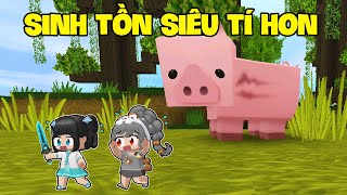 SAMMY CÙNG MÈO SIMMY THỬ THÁCH 24H SINH TỒN SIÊU TÍ HON TRONG LÀNG HERO TEAM MINI WORLD