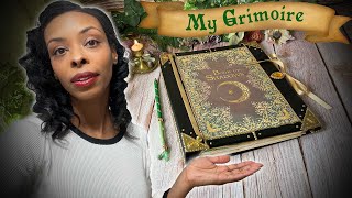📖 Inside My Personal Grimoire / Book Of Shadows 🕯️A FULL Show And Tell ☕ Cozy, Relaxing Flip Through