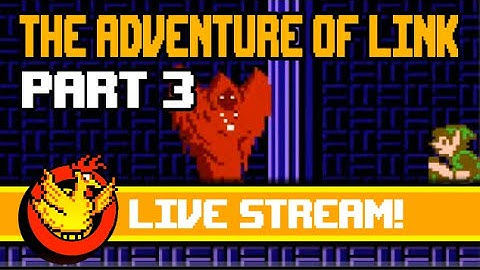 Zelda II: The Adventure of Link NES - Live Stream (Part 3)