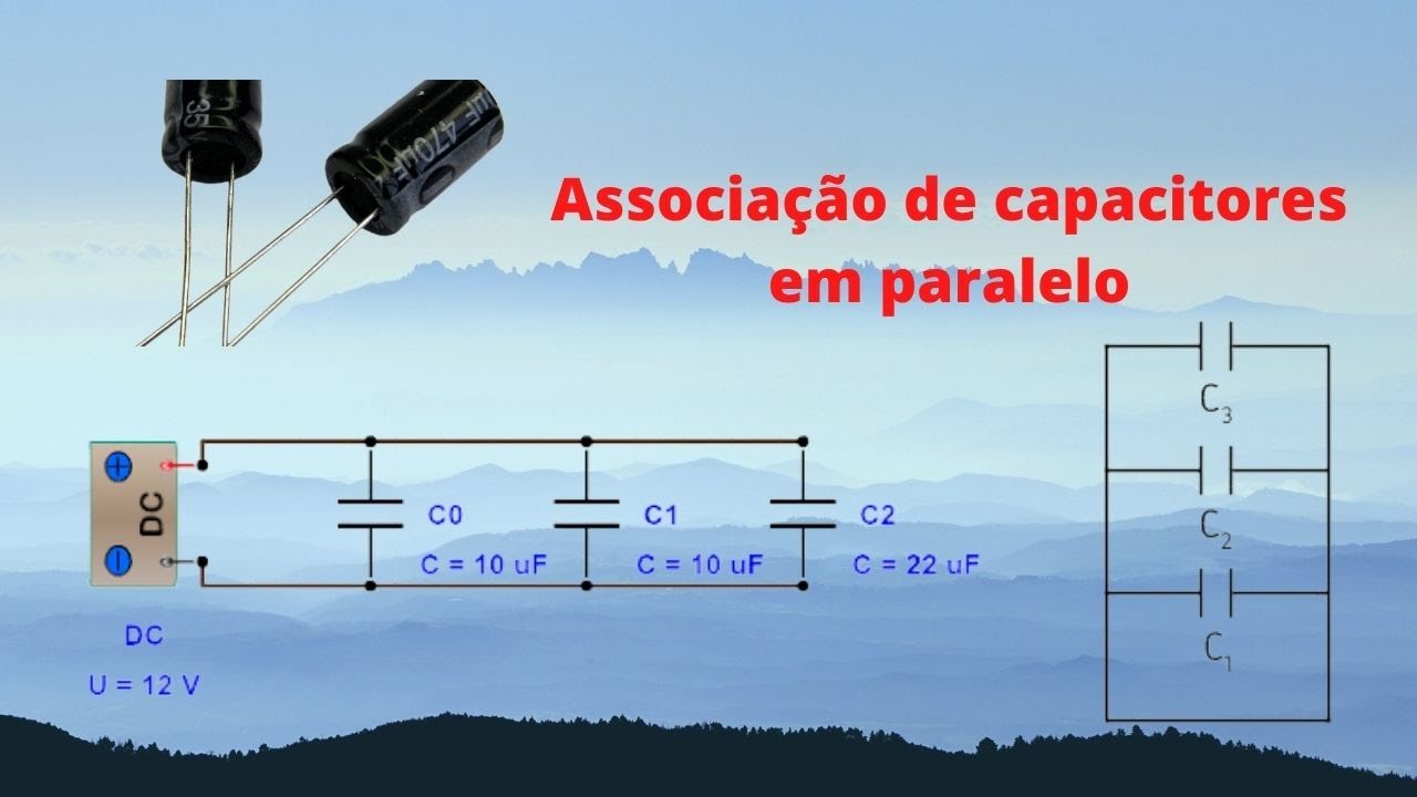 Associação de capacitores em paralelo - YouTube