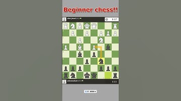 Beginner chess!! chess match highlight// 01 Oct 23      #short  #chess #chessgame #chesscom