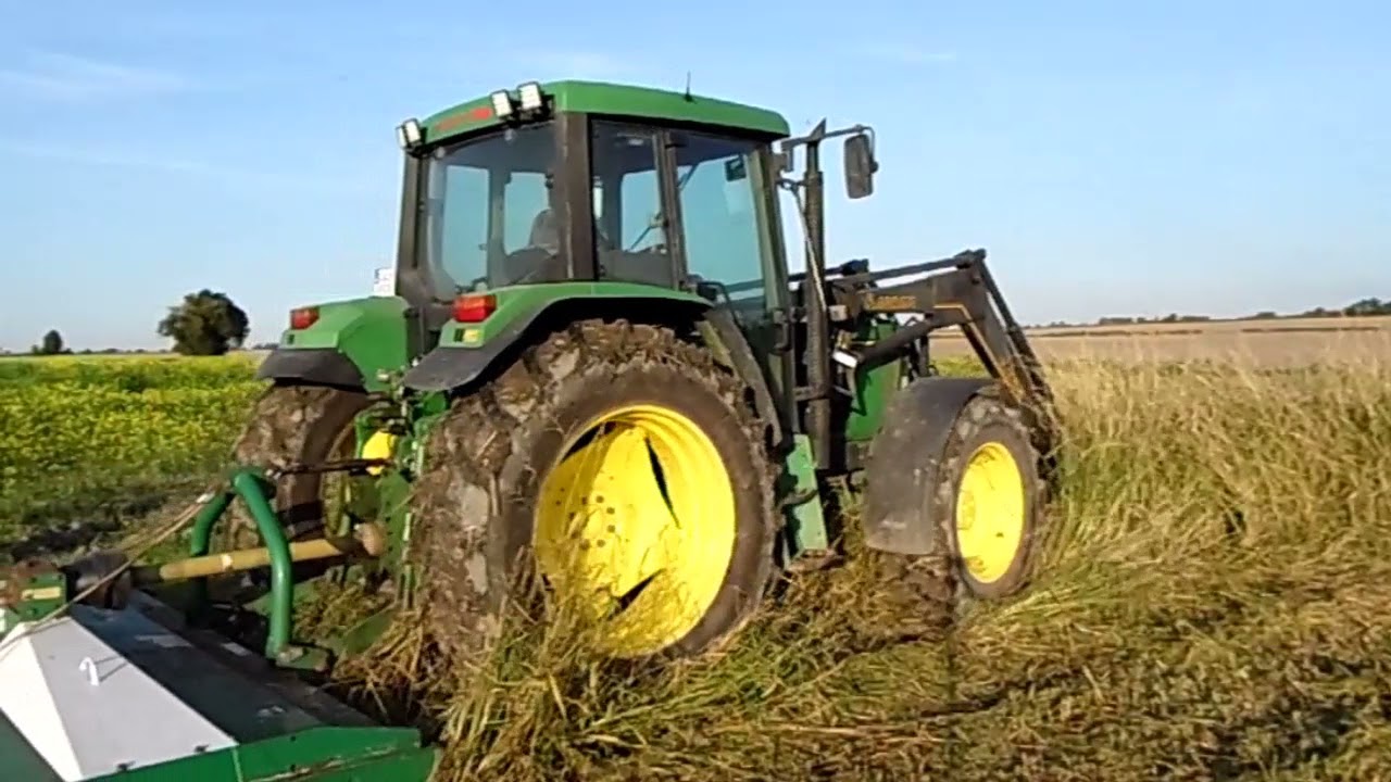 Mulczowanie ryżu JD 6210 +Spearhead